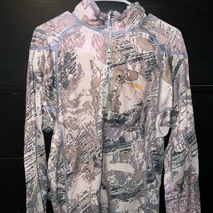 Sitka light weight pull 1/4 zip up
